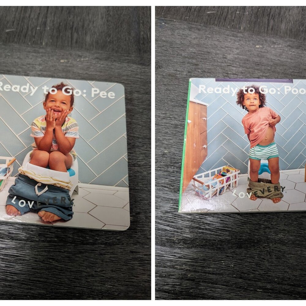 Lovevery The Realist Book Bundle- Ready to Go: Poop and Ready to Go: Pee